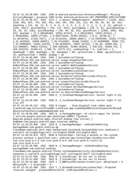 System Log Data 的图像结果