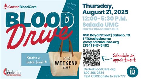 Blood Drive at SUMC, Mailing: PO Box 771 | Physical: 650 Royal St ...