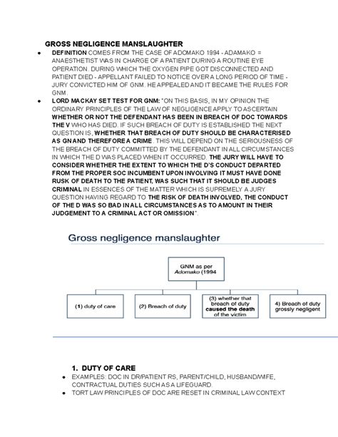 Negligent Homicide Definition
