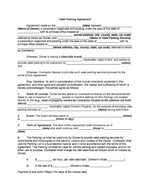 Commercial Truck Parking Agreement Form - Fill and Sign Printable ...