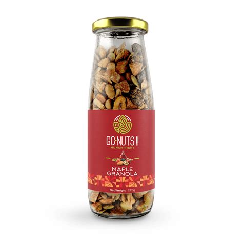 Gonuts Maple Granola - A healthy mix of nuts, berries and seeds such as ...
