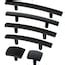 Shop Brainerd Caroline Matte Black 6 Piece Cabinet Hardware Collection ...