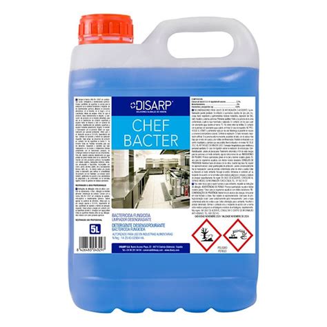 Detergente bactericida Chef Bacter de DISARP – Cuido Mi Negocio