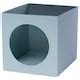 UTSÅDD cat house, grey-blue, 33x38x33 cm (13x15x13") - IKEA