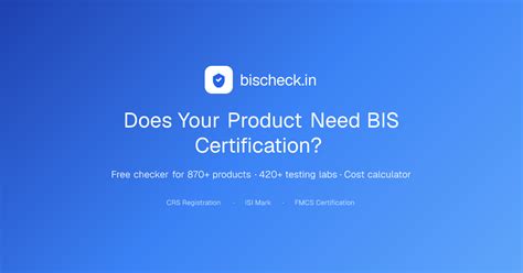 BIS Certification in India (2026): Complete Guide | Cost, Process ...