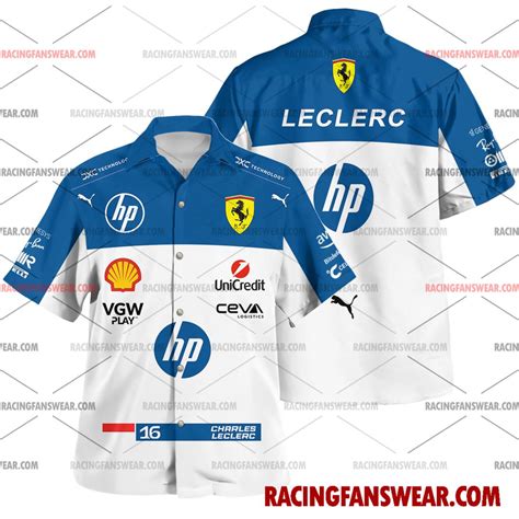 Charles Leclerc Formula One Racing 2025 Uniform Apparel Clothes ...