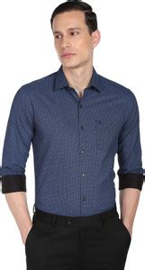 ARROW Men Printed Formal Blue Shirt - Buy ARROW Men Printed Formal Blue ...