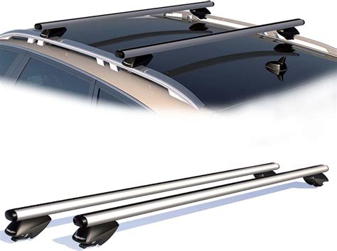Amazon.com: Catch USA Universal 48” Aluminum Cross Bars Roof Racks Fits Flush and Raised Roff ...