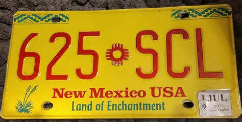 New Mexico Vehicle License Plates - Etsy