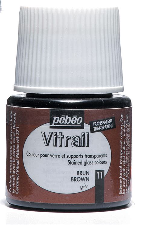 htconline.in| Pebeo Vitrail 45ml Brown (11) - htconline.in