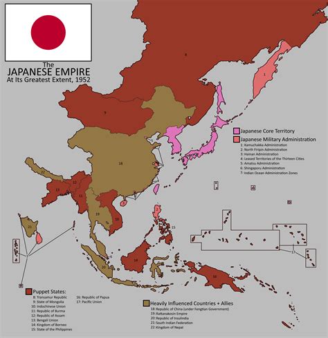 Japanese Empire Map