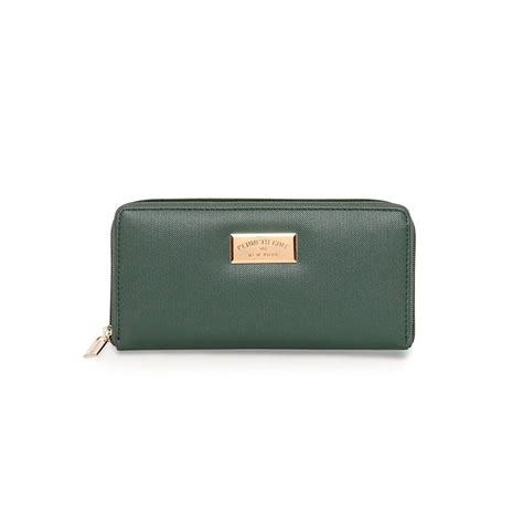 Buy Kenneth Cole Womens Green Textured Perfect Carry All Money Manager ...