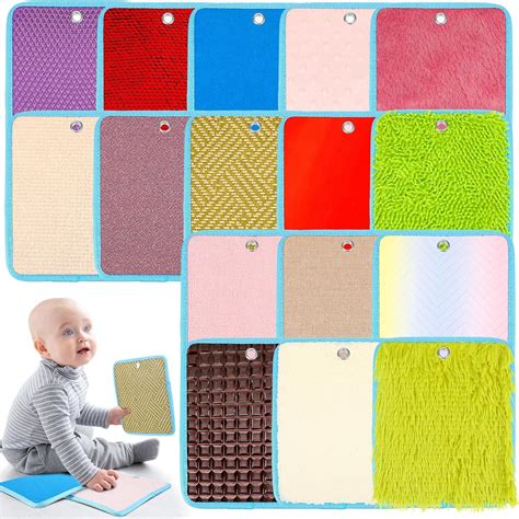 Wettarn 16 Mini Tapetes Sensoriales Baldosas Sensoriales con Textura ...