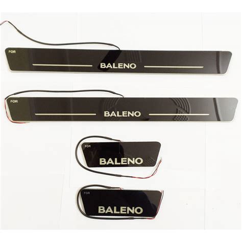 Maruti Suzuki Baleno 2022 Onwards Door Opening LED Footstep - 4 Pieces