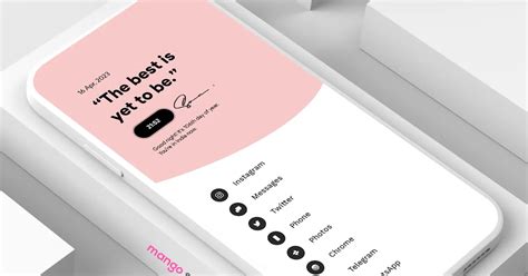 mango setups: Pink Abstract | Niagara Launcher Android Homescreen Setup ...