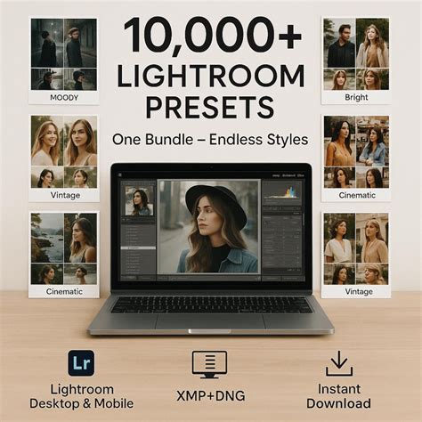 10,000+ Lightroom Presets Bundle: Mobile & Desktop Filters (XMP DNG) - Etsy