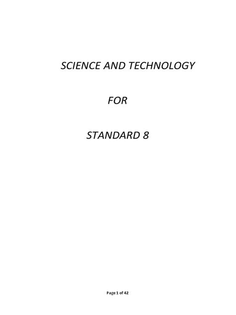 Image result for STD 8 Science
