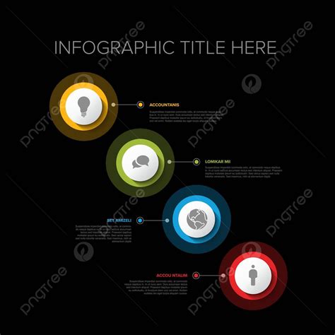 Versatile Infographic Design With 4 Out Of 6 Elements Vector ...