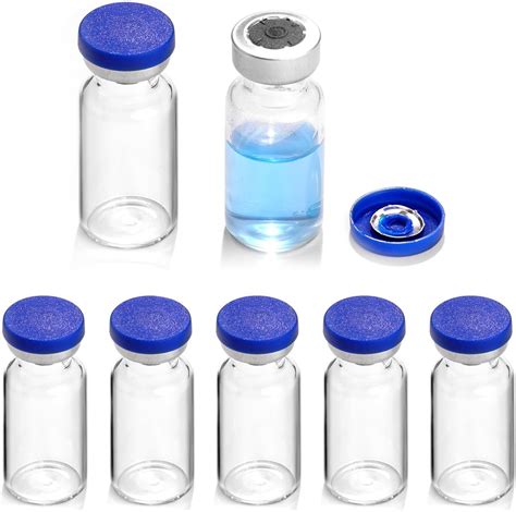 Amazon.com: Ehoycq 2ml Sealed Vials with Self Healing Injection Port ...
