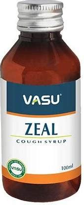 VASU Zeal Cough Syrup 100 X 3 = 300ml Price in India - Buy VASU Zeal ...