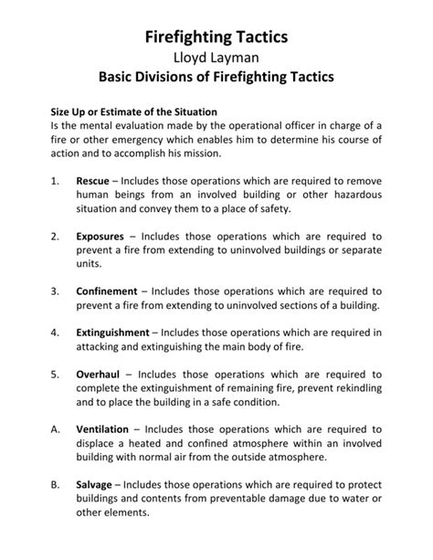 Image result for Firefighting Tactics