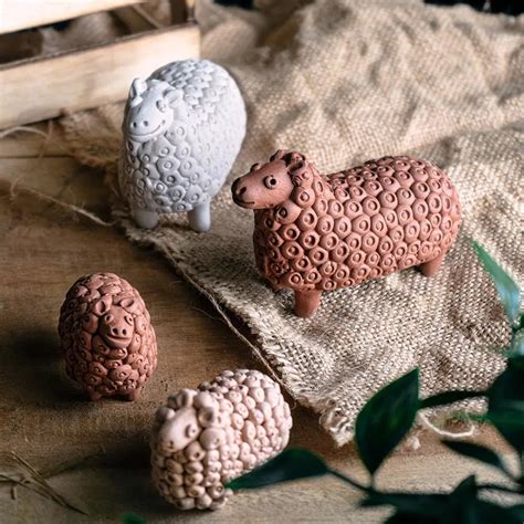 Amalfiee Handmade Terracotta Sheep Sculpture Amalfiee_Ceramics ...