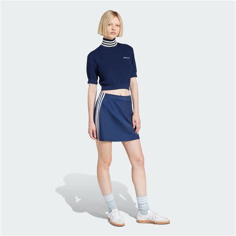 adidas Cropped Turtleneck - Blue | adidas India