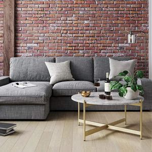 Minimalist Metal Coffee Table In Criss Cross Matte Gold Base – Saajawat