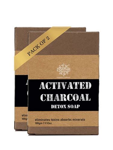 Activated Charcoal Detox | Cold Process Handmade Soap | PRATHA NATURALS