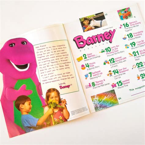 Image result for Barney Magazine Issue