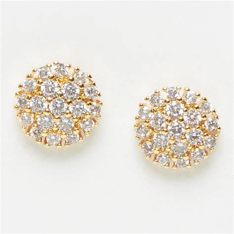 Gold Tone Earrings Adorning With CZ – VOYLLA