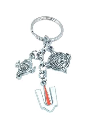 Shiani Lord Tirupati Balaji Tilak Sankh Shell Metal Keychain ...