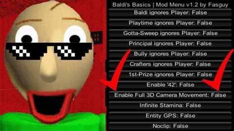 Baldi's Basics Mod Menu Apk 的图像结果