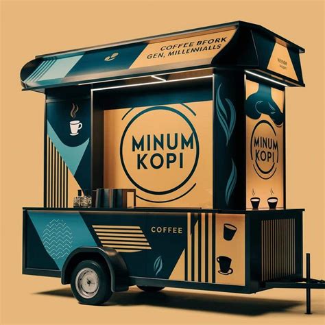Entry #54 by abuhasan890999 for Modern Coffee Kiosk Design | Freelancer