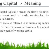 PPT Management of Working Capital - Financial Management and Strategic ...