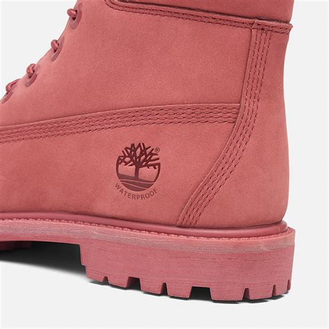 Women’s Premium 6-Inch Lace-Up Waterproof Boots - Red | Timberland US