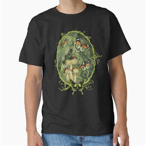 Osec Vintage Magic Frog On A Mushroom Clic T-Shirt, Retro Tee For Man ...
