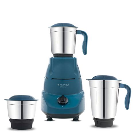 Buy BharatVolt Mixer Grinder Spinova | 500W Turbo Motor | 3 Stainless ...