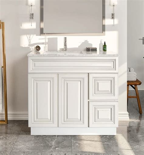 Vanity Atelier 36'' Bathroom Vanity Sink Base Cabinet with Drawers in ...