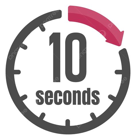 Icon Of A Clock And Timer For Tracking Time Passage Every 10 Seconds ...