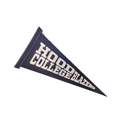 Hood College 8" X 18" COLORED FELT PENNANT | Hood College Gear Shop