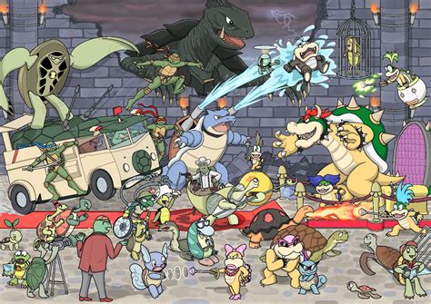 Crazy Cartoon Crossover: Turtles and Tortoises by l0lm4tt on DeviantArt