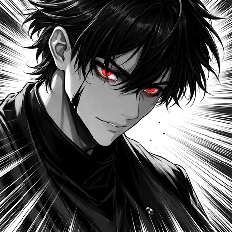 Serious manga portrait, staring directly at viewer. Intense... | Manga AI