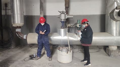 热力公司：许昌市锅检院对3#锅炉进行内部检验