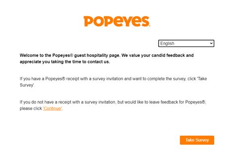 TellPopeyes Feedback - Win Free Coupons @ Popeyes Survey!