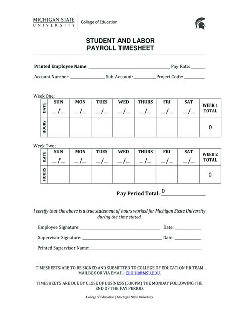 Fillable Online education msu Salary Reduction Agreement Form ...