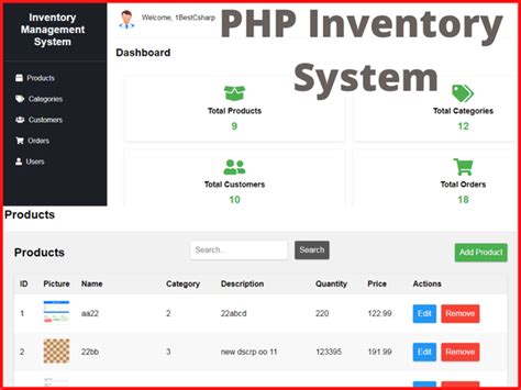 Image result for Asset Management System PHP Source Code Free