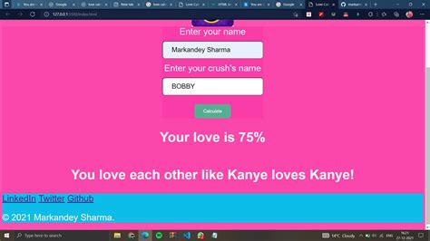 Image result for Love Calculator Python Code