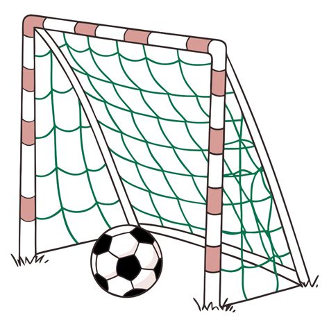 Football Goal with Ball Clipart | Free Png, Svg, Vector