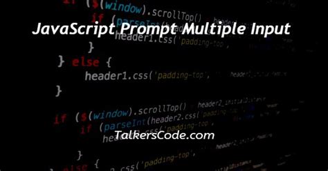 Image result for JavaScript Prompt Input